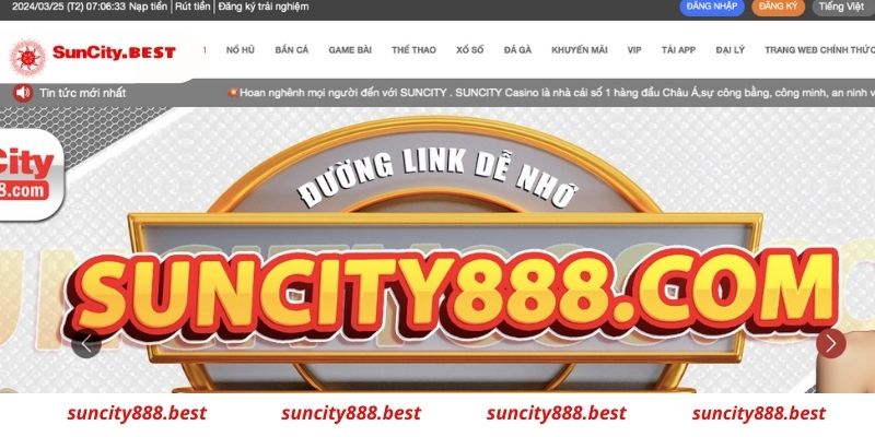 Nhà cái Suncity được nhiều người yêu thích