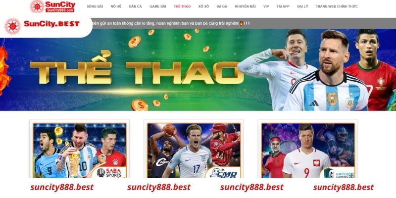 Sbobet Suncity là nhà cái cá cược online nổi tiếng bậc nhất 